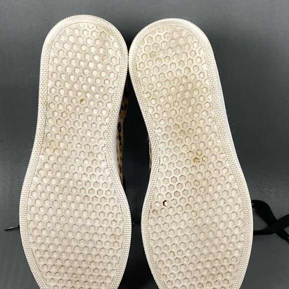 HALOGEN IVIE CALF HAIR PLATFORN LEOPARD PRINT SNEAKERS womens size 9 - Picture 8 of 8